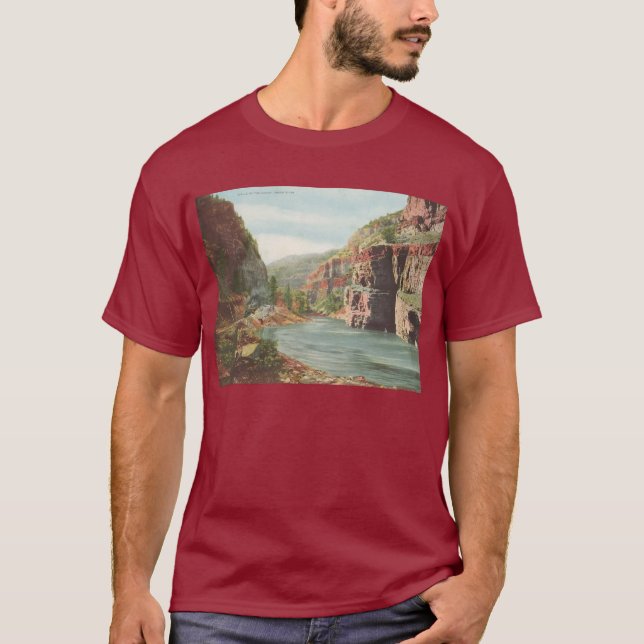 Bostäder vid Kanon, Grand River (Canyon) Tee (Framsida)