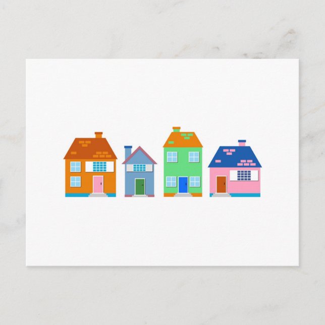 Bostäder Vykort (Framsida)