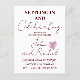 Bostads- och firande av Party i Vykort