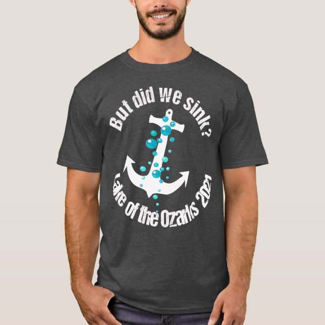 Bostadsbåtens kapten, men Slände vi Sjö vid T Shirt (Framsida)