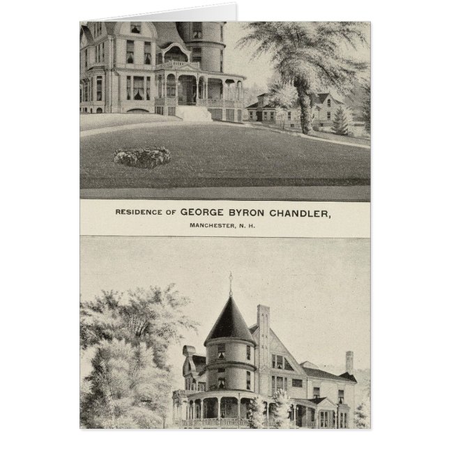 Bostadsbor i Manchester, NH Hälsningskort (Framsidan)