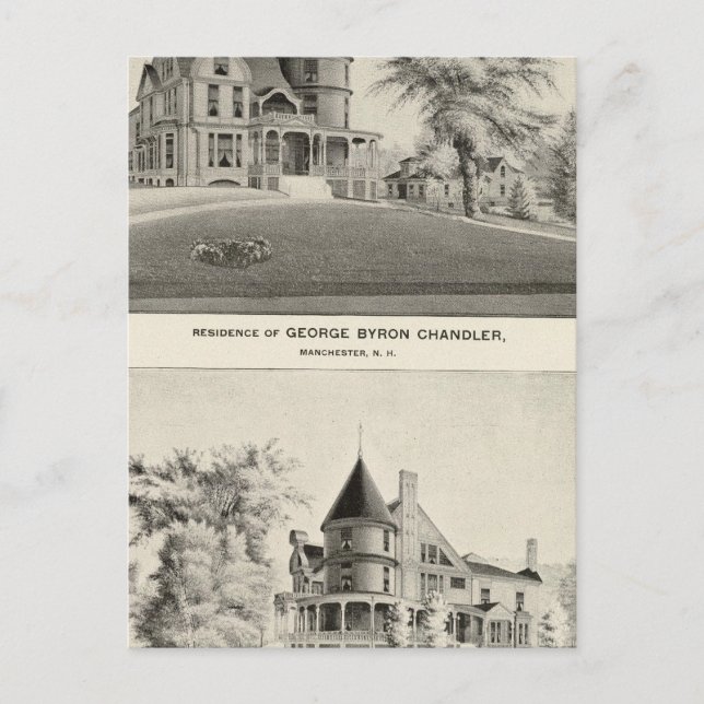 Bostadsbor i Manchester, NH Vykort (Framsida)