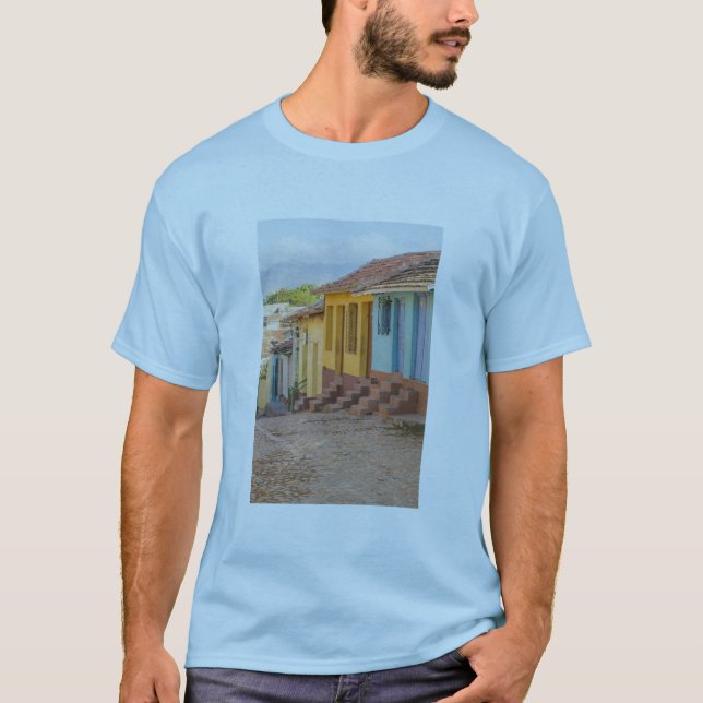 Bostadsbostäder, Trinidad, Kuba T-shirt (Framsida)