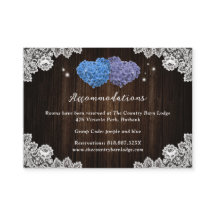 Bostadscertifikat för hotell i lila Blue Bröllop