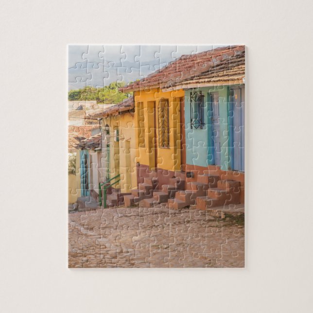 Bostadshus, Trinidad, Kuba Pussel (Vertikal)