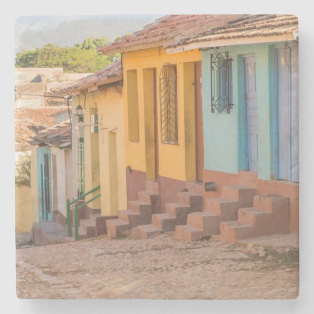Bostadshus, Trinidad, Kuba Stenunderlägg (Framsidan)