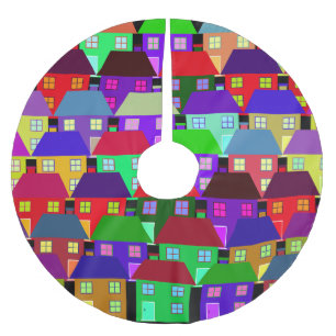 BOSTADSKOLORFUL HOME Community Julgransmatta Borstad Polyester