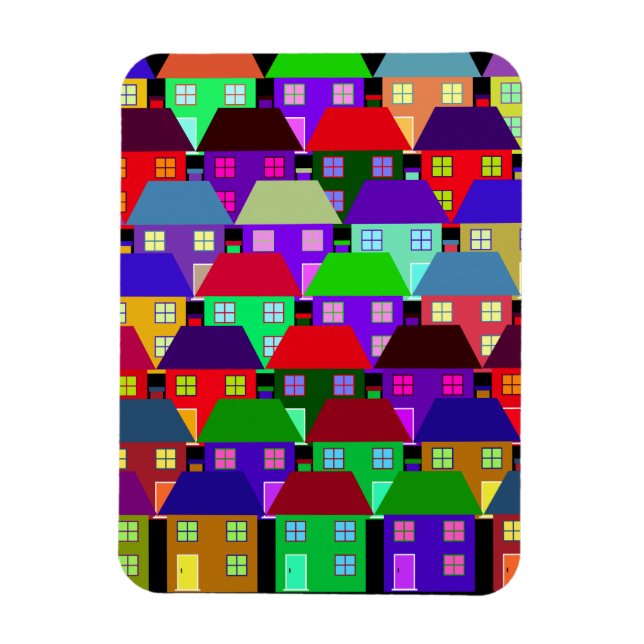 BOSTADSKOLORFUL HOME Community Magnet (Vertikal)