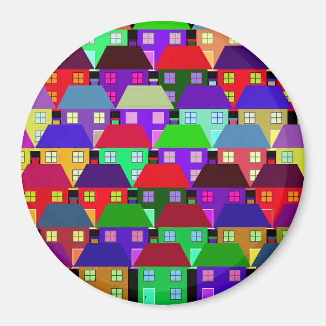 BOSTADSKOLORFUL HOME Community Magnet (Framsidan)