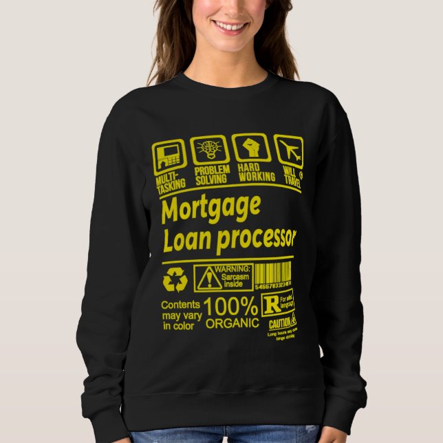 BOSTADSLÅN PROCESSOR LÖSER PROBLEM T SHIRT (Framsida)