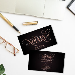 Bostadslåneverksamhet i Notary elegant ro guld Visitkort