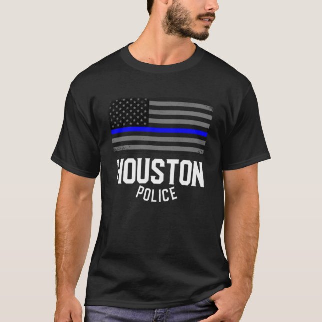 Bostadspolis Texas Policeman T Shirt (Framsida)