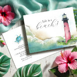 Bostadsvykort Houseworp Party Inbjudan<br><div class="desc">Välkomna dina kära till ditt nya hem med våra fantastiska inbjudningar till Houseworp Party, med Jupiter Florida-fyr och exklusiv-design av Victoria Grigaliunas från Do Berätta A Belle. De här inbjudningarna fångar skönheten hos Jupiter, Florida, med ett utsökt vattenfärgsverk från kusten. Perfekten för att fira din nya början, dessa inbjudningar som...</div>