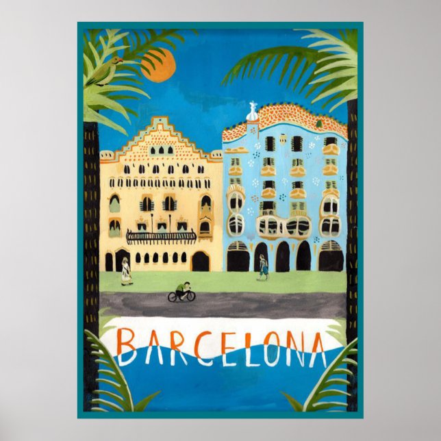BOSTER, Barcelona, Spanien Poster (Framsidan)