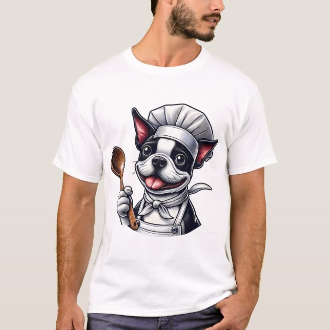 Bostie Cook Design T Shirt (Framsida)