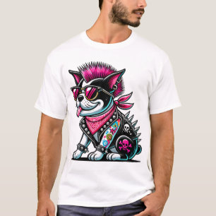 Bostie Punk Design T Shirt