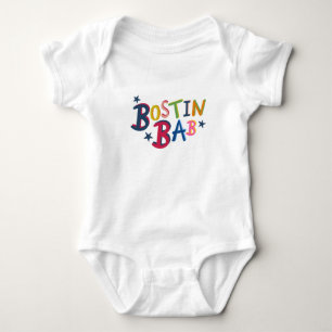 BOSTIN BAB Black Land Ord Baby Bodykostym, T Shirt