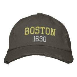 Boston 1630 broderad keps