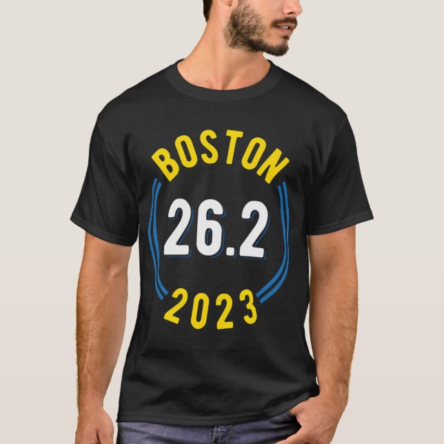 Boston 2023 Marathon T Shirt (Framsida)