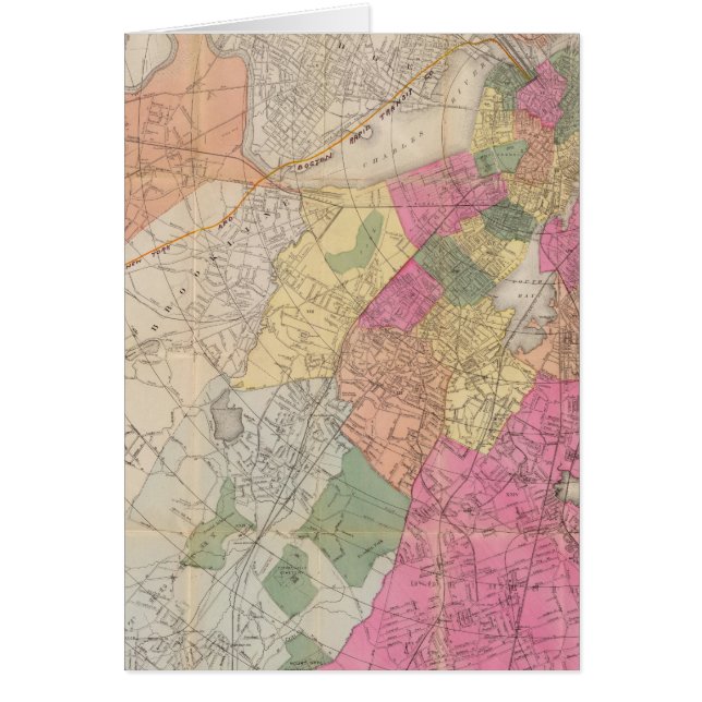 Boston 2 hälsningskort (Framsidan)