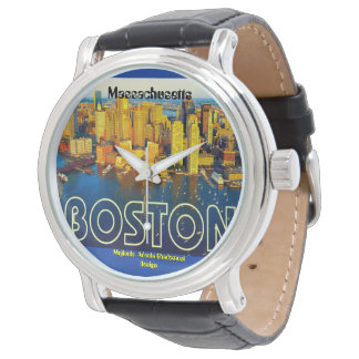 boston 2, Massachusetts - Anpassad Armbandsur
