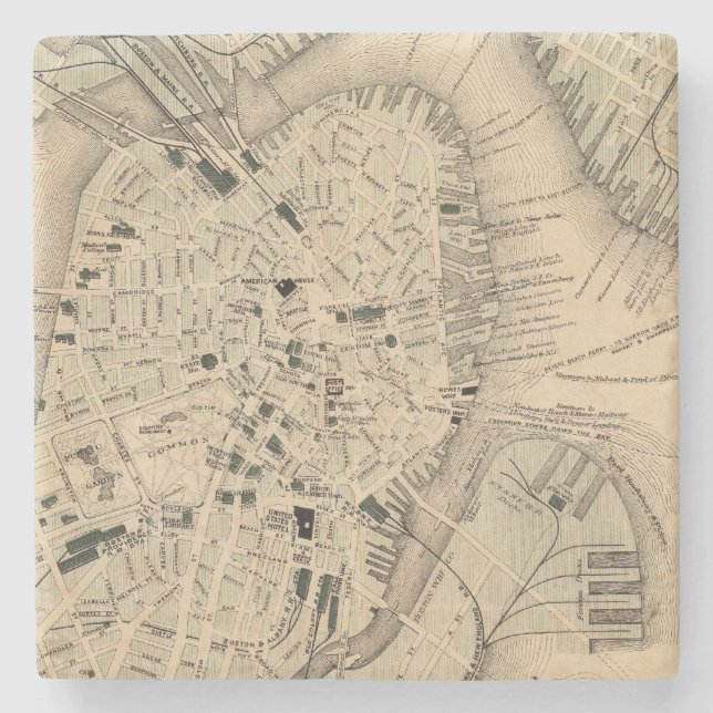 Boston 3 stenunderlägg (Framsidan)