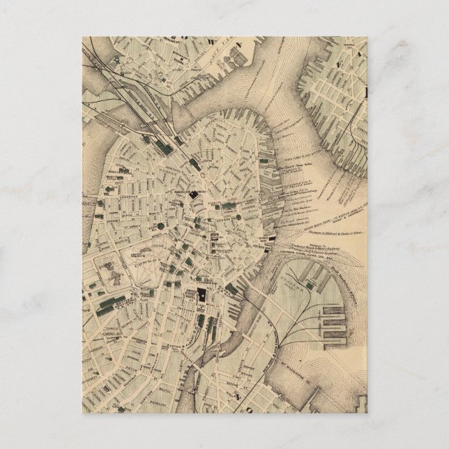 Boston 3 vykort (Framsida)