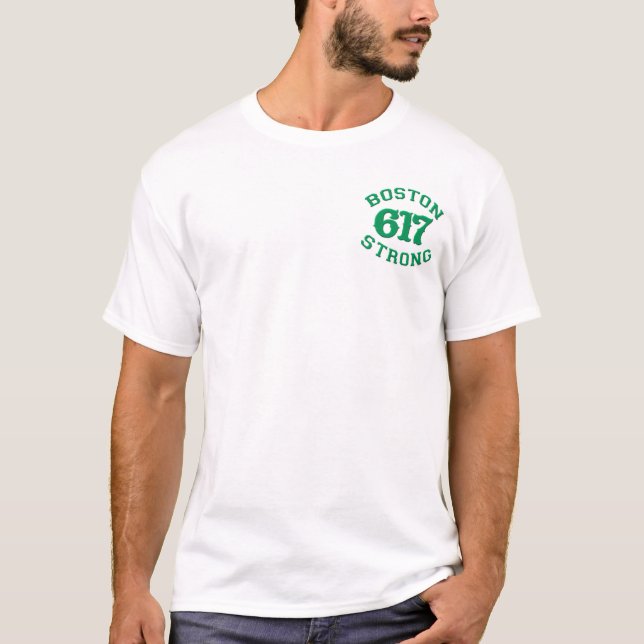 BOSTON 617 STRONG 3D-korrigering T-shirt (Framsida)