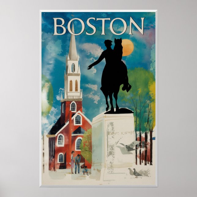 Boston Affisch (Framsidan)