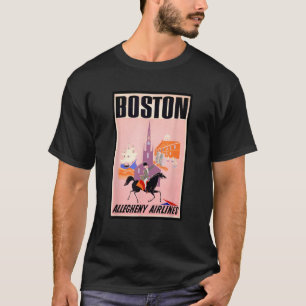 Boston Amerikansk historia Paul Revere Massachuset T Shirt