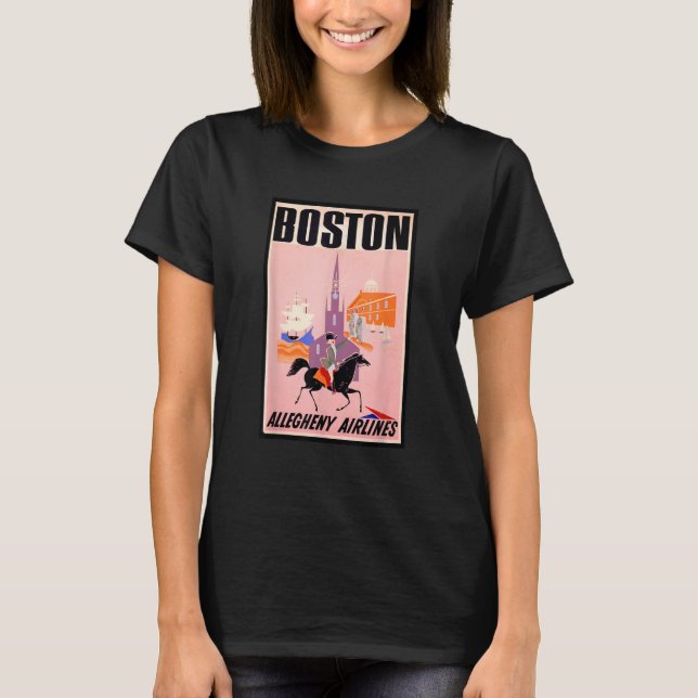 Boston Amerikansk historia Paul Revere Massachuset T Shirt (Framsida)