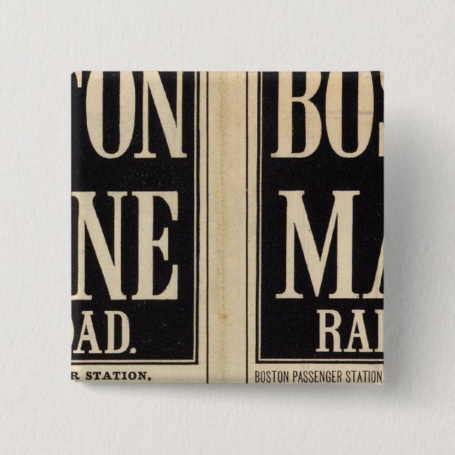 Boston and Maine Railroad Knapp (Framsida)