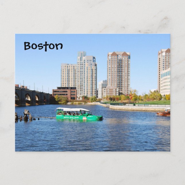 Boston Anka Tours Vykort (Framsida)