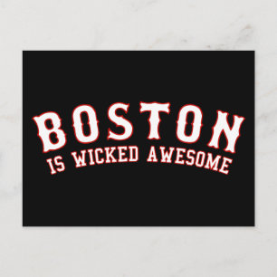 Boston är Wicked Fantastisk Vykort