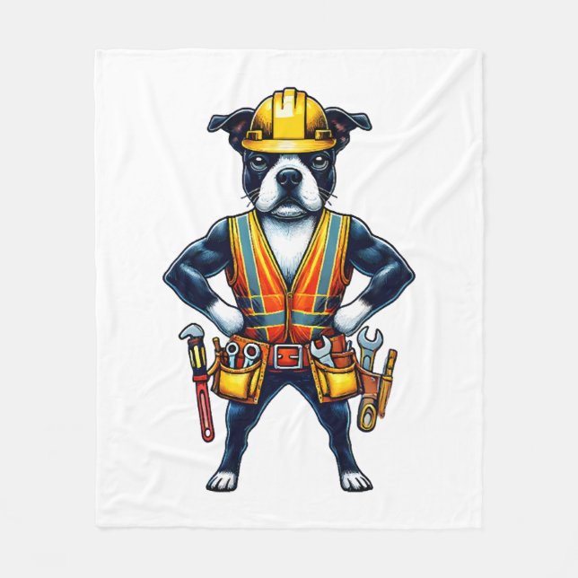 Boston Astronaut Fleecefilt (Framsidan)