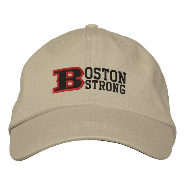 BOSTON B STARK Broderad mössa Keps (Framsida)