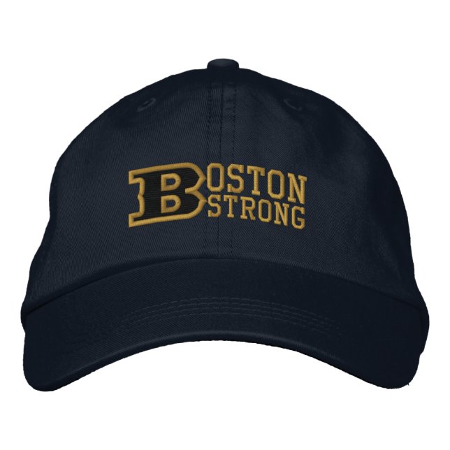BOSTON B STARKT broderat lock Broderad Keps (Framsida)
