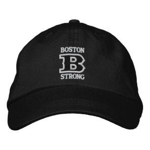 BOSTON B STRONG Embroiderat Sockel Broderad Keps
