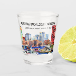 Boston Bachelorette Helg Shot glass
