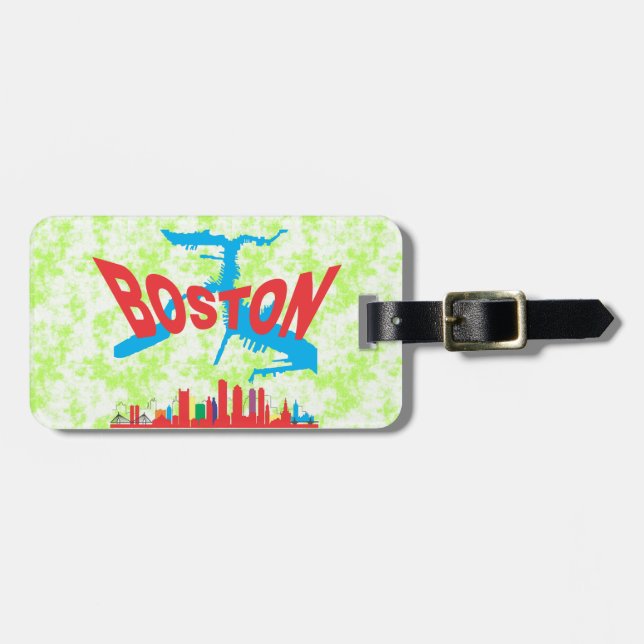 Boston Bagagebricka (Horisontell Framsida)