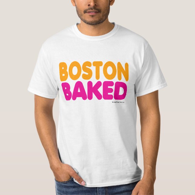 Boston bakade t-shirt (Framsida)