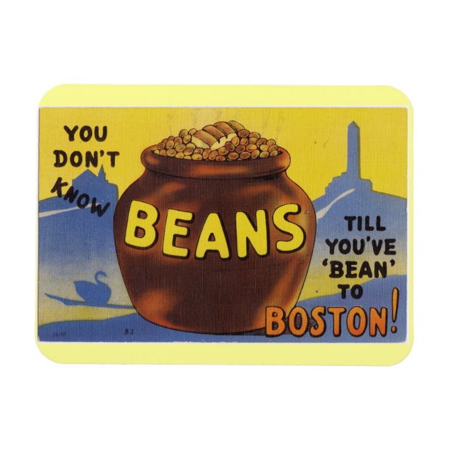 Boston Baked Beans Magnet (Horisontell)