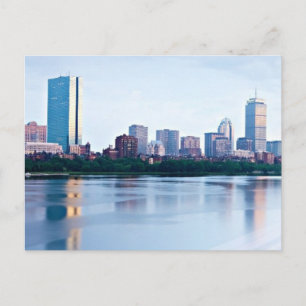 Boston baksidafjärd över Charles River Vykort