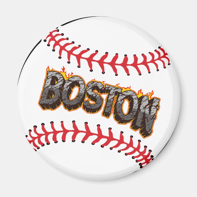 Boston Baseball Magnet (Framsidan)