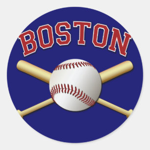 BOSTON BASEBALL RUNT KLISTERMÄRKE