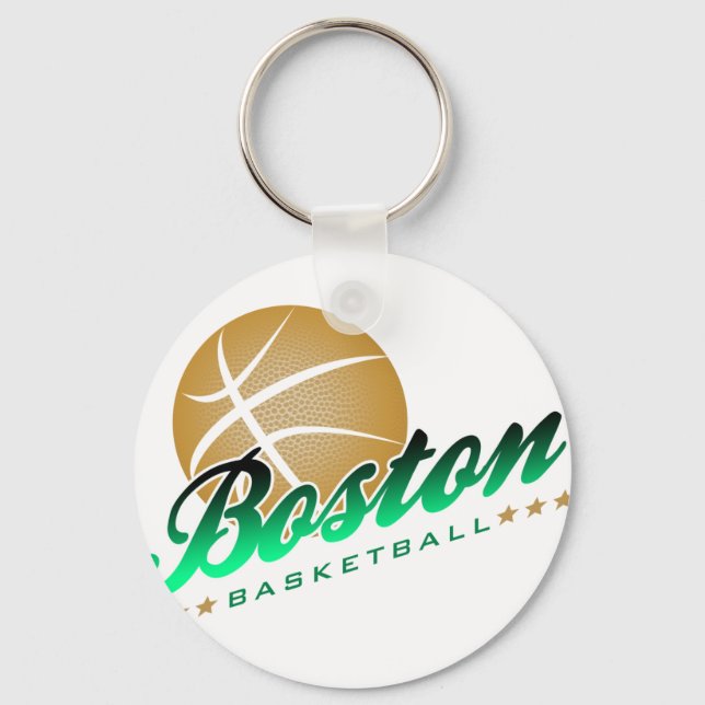 Boston Basketball Nyckelring (Framsida)