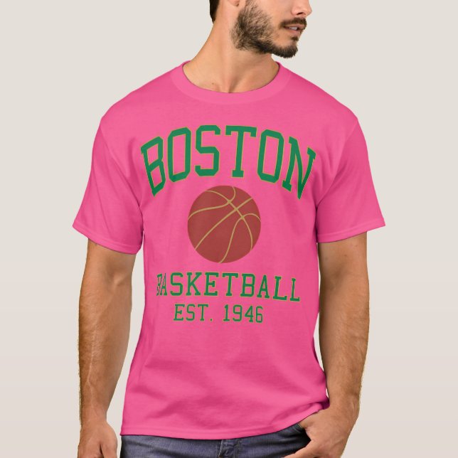 Boston Basketball T Shirt (Framsida)
