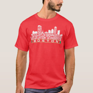 Boston Basketball Team 23 Player Roster Boston Cit T Shirt