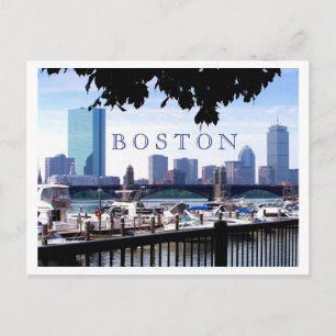 Boston - Båtar, Grenar och Broar Vykort