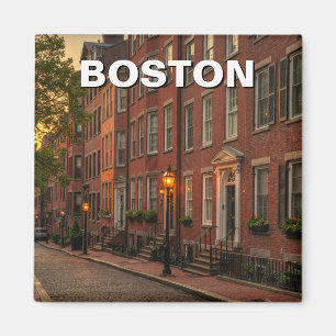 Boston Beacon Backe Travel Magnet